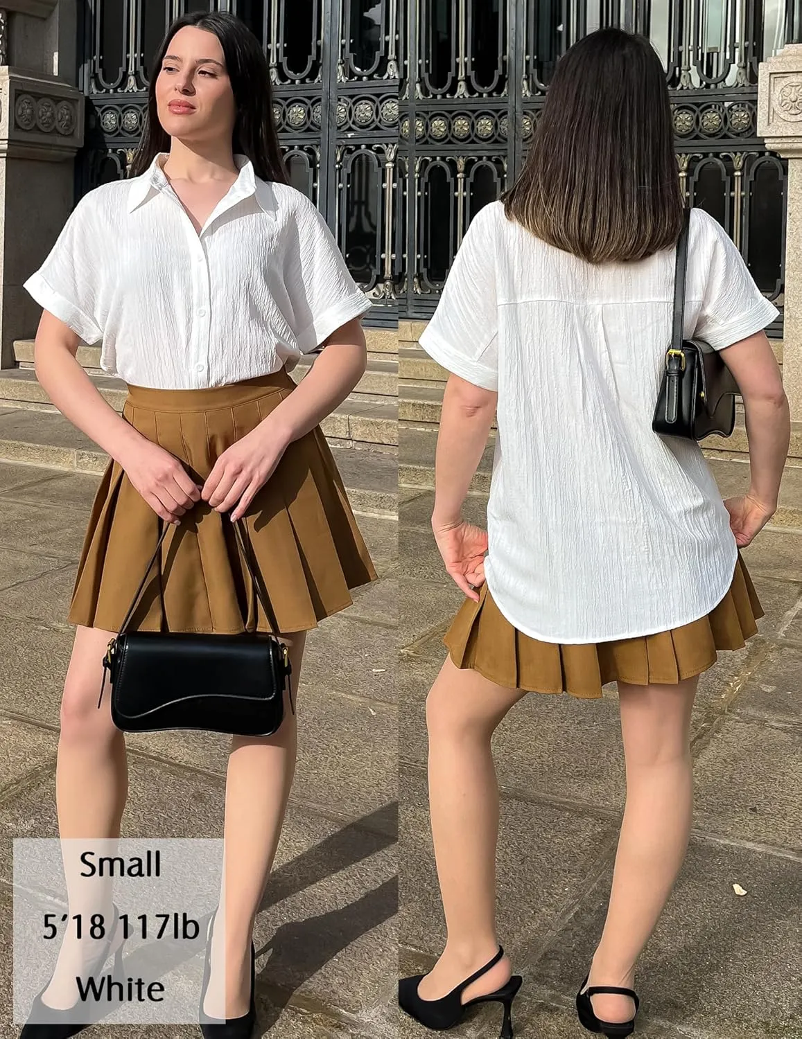 Zeagoo Blouse Women's Short Sleeve Shirt Blouse (DE Only) sold by zeagoo product image thumbnail 3