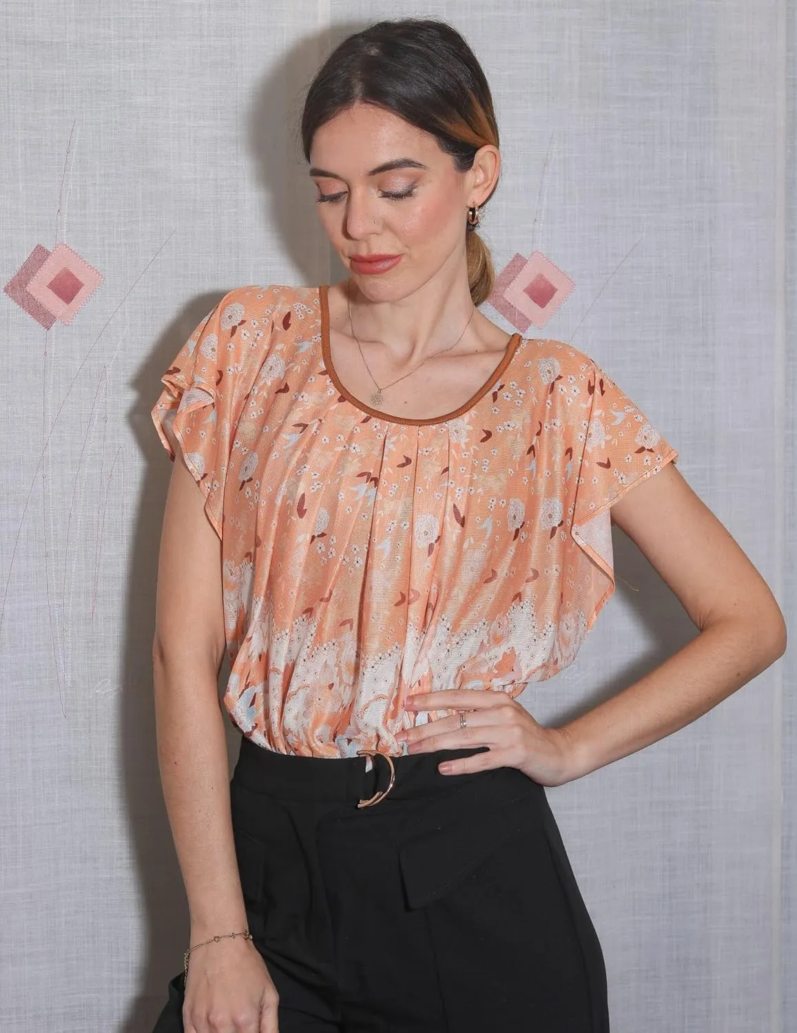 Zeagoo Women's Blouse Batwing Blouse Shirts (DE Only) sold by zeagoo product image thumbnail 2