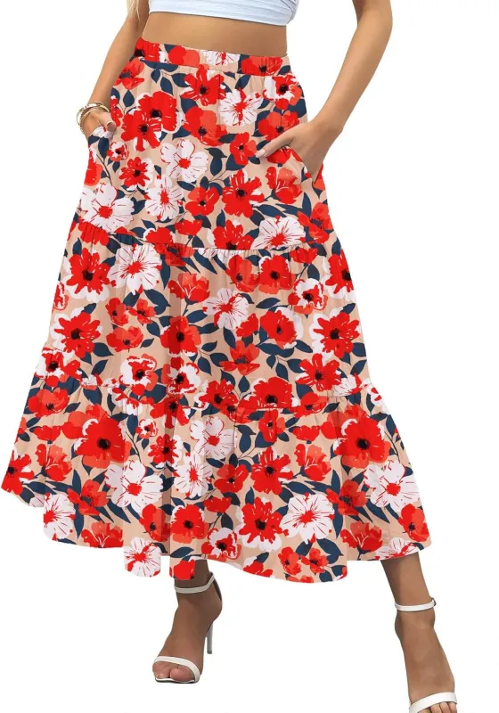 Zeagoo Rock Damen Elegant Hohe Taille Skirt (DE Only) sold by zeagoo