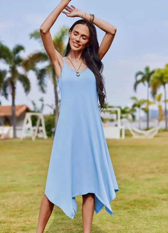 Zeagoo Women Midi Dress Bohemian Beach Cover Up Dress sold by zeagoo