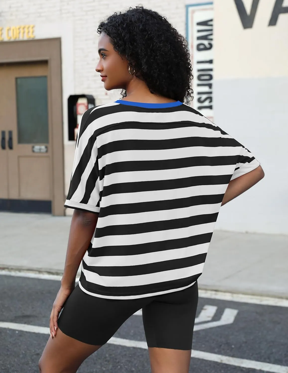 Zeagoo Women Short Sleeve T Shirts Round Neck Oversized Tee sold by zeagoo product image thumbnail 2