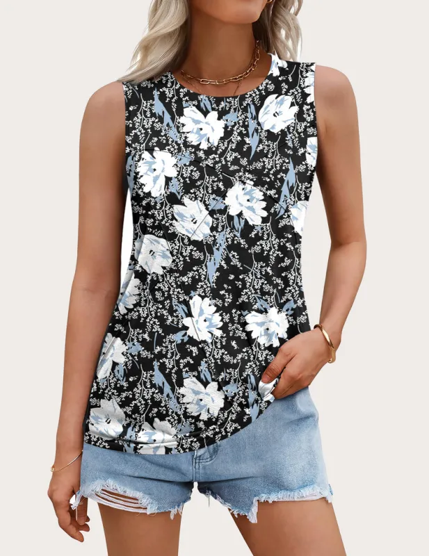 Zeagoo Long Tank Tops Dressy Cute Outfits sold by zeagoo