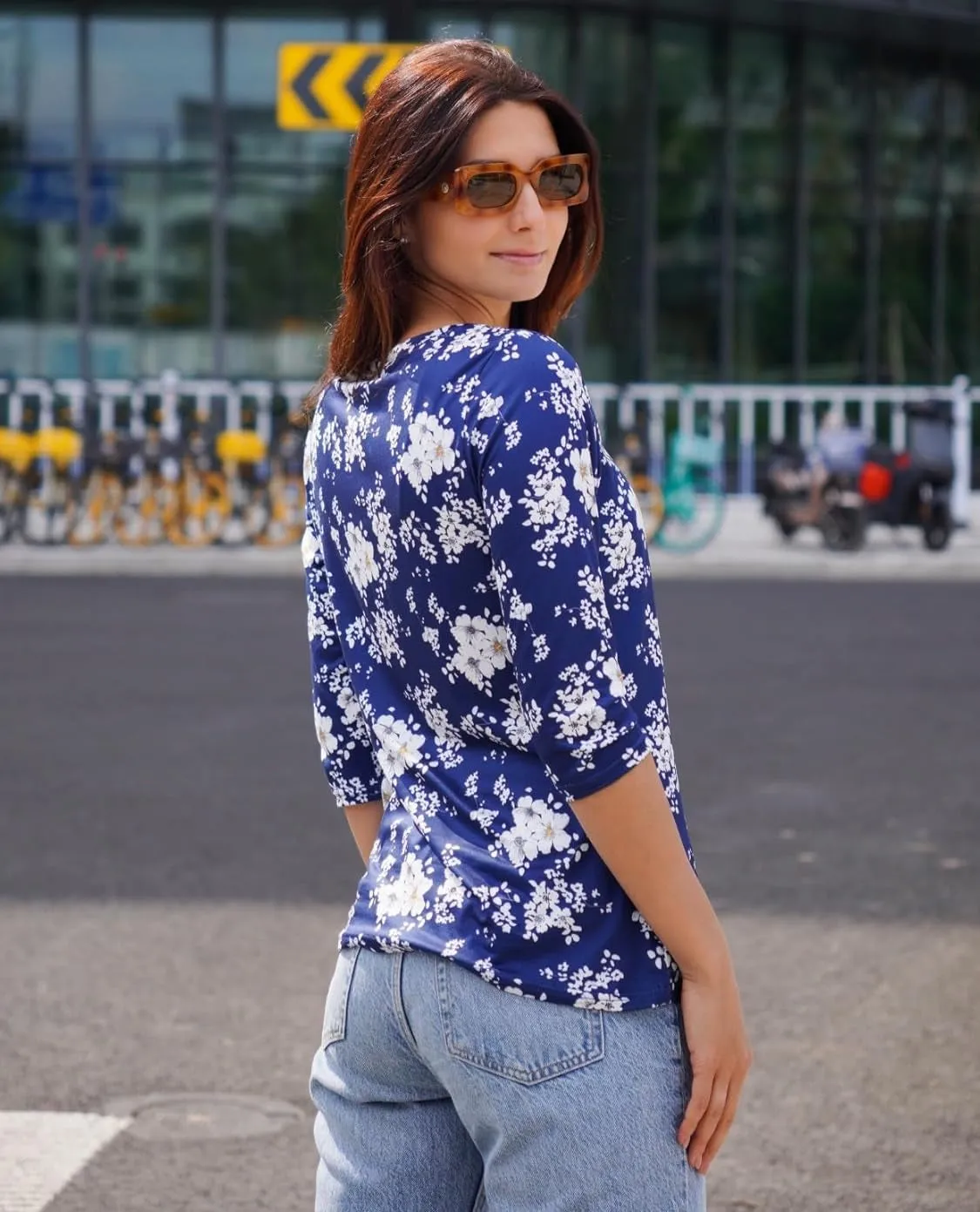 Zeagoo Women's Casual 3/4 Sleeve T-Shirts Cute Tunic Tops sold by zeagoo product image thumbnail 2