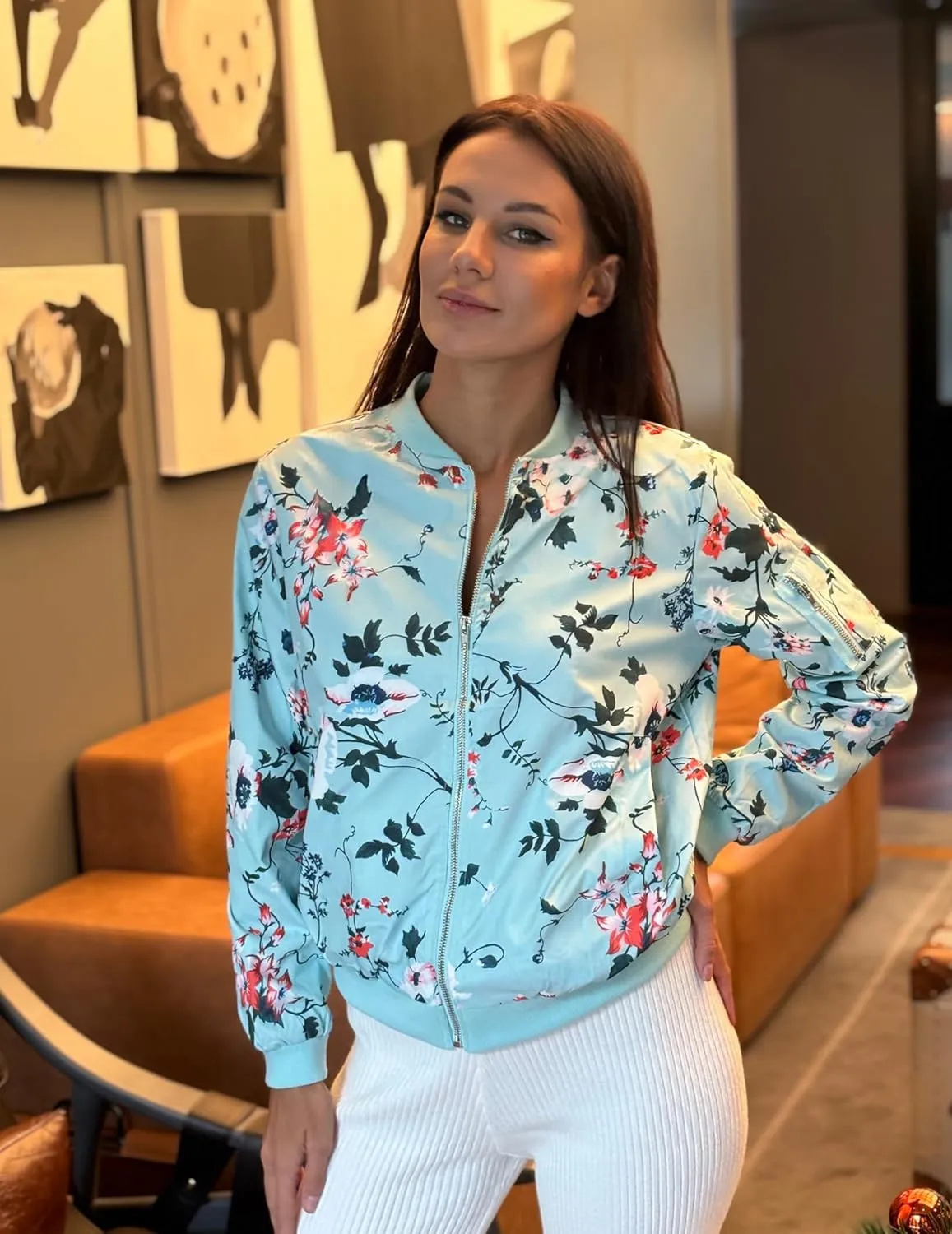 (DE Only) Zeagoo Short Bomber Jacket sold by zeagoo product image thumbnail 3