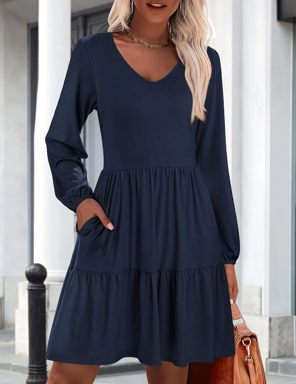 Zeagoo Women's Long Sleeve Elegant Ruffle Dresses sold by zeagoo