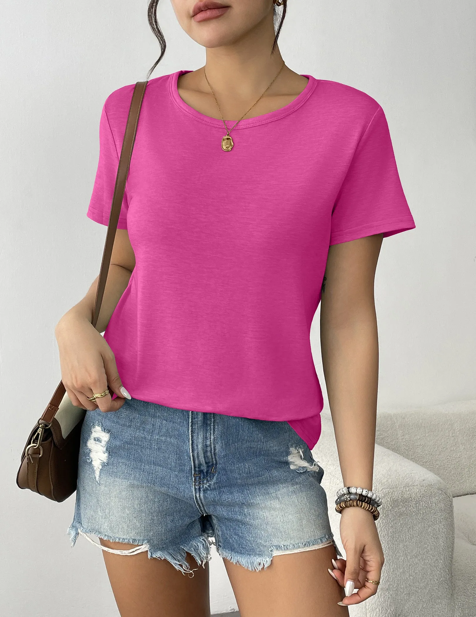 Zeagoo Womens 3 Pack T Shirts Basic Short Sleeve Tees sold by zeagoo