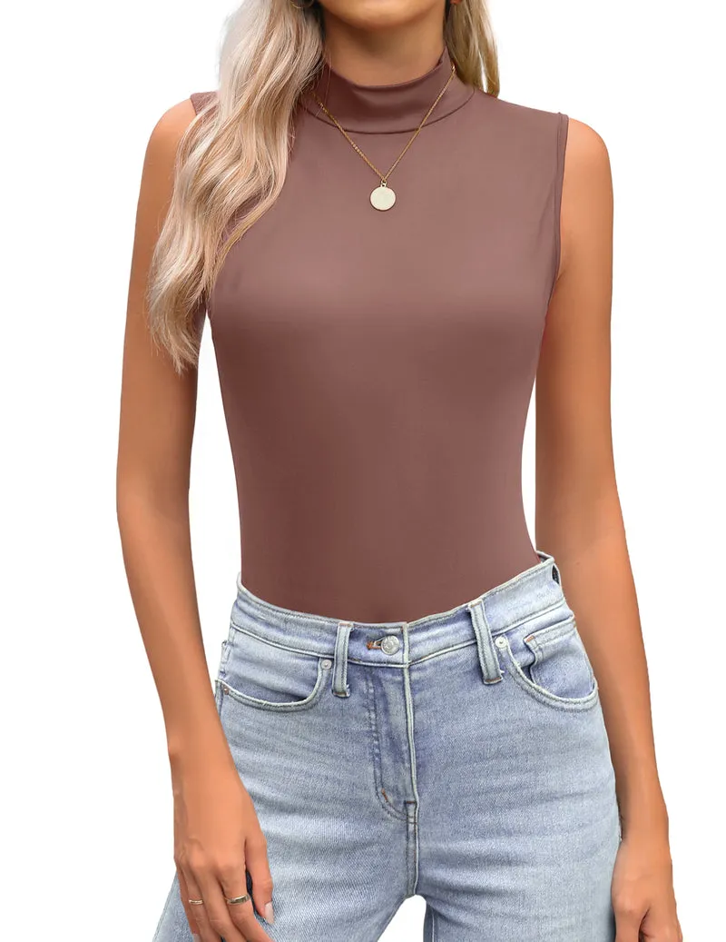Zeagoo Womens Mock Turtleneck Tank Tops sold by zeagoo product image thumbnail 5