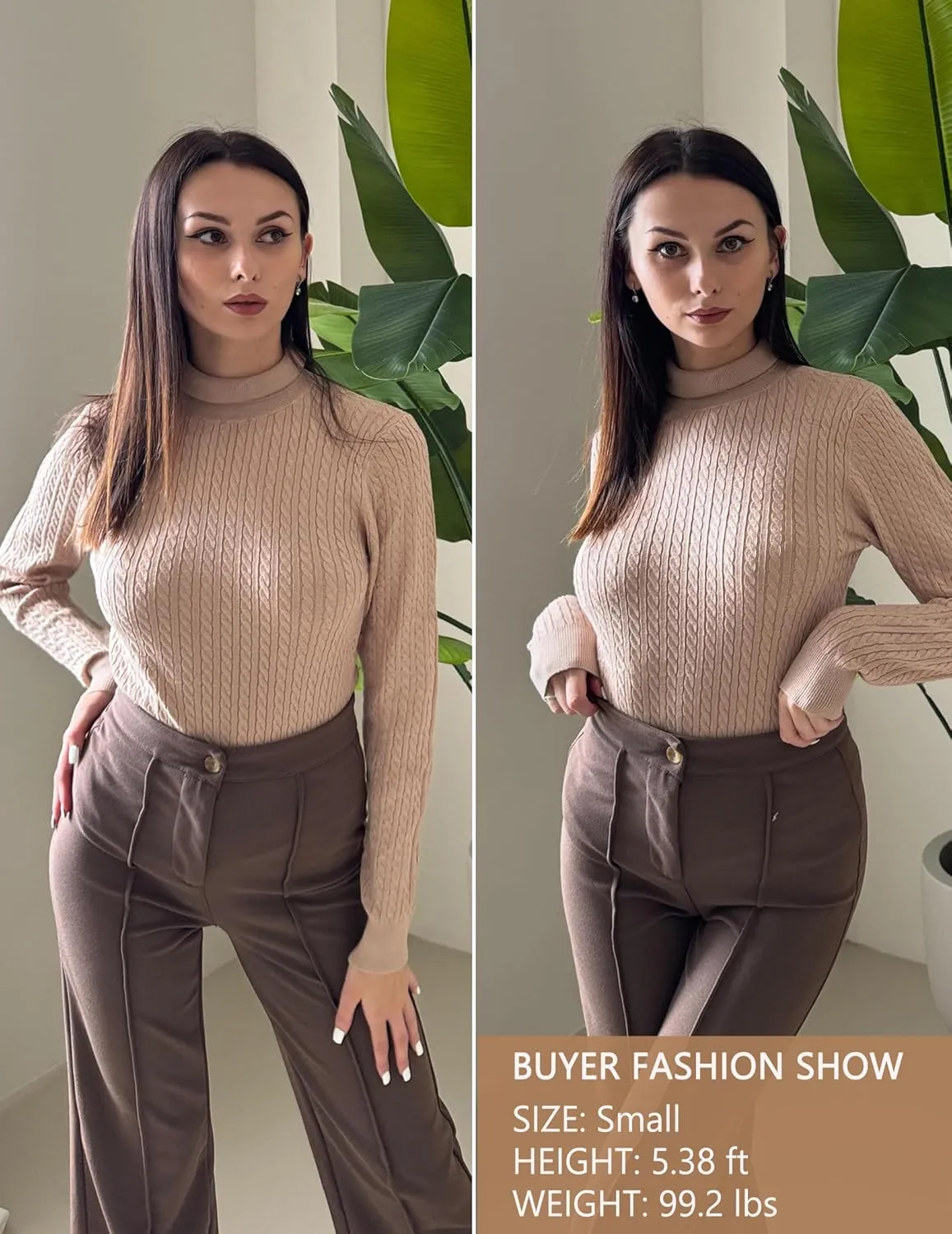Zeagoo Women's Turtleneck Sweaters Long SleevePullover Tops sold by zeagoo product image thumbnail 4