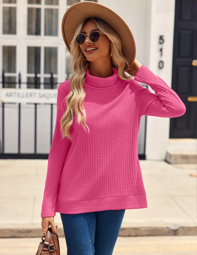 Zeagoo Women's Knit Blouse Soft Long Sleeve Shirt Tops sold by zeagoo product image thumbnail 3