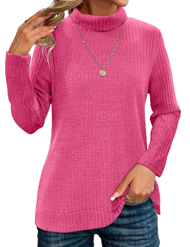 Zeagoo Women's Knit Blouse Soft Long Sleeve Shirt Tops sold by zeagoo product image thumbnail 4