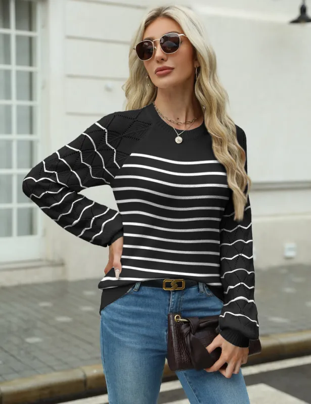 Zeagoo Womens Sweaters Long Sleeve Pullover Knitted Tops made by zeagoo