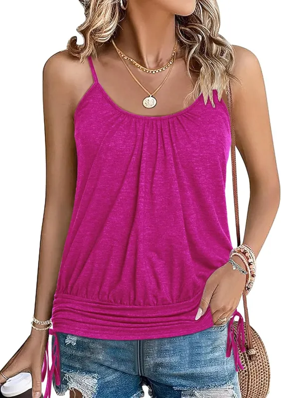 Zeagoo Tank Top Women's Summer Tops Spaghetti Tops (DE Only) made by zeagoo