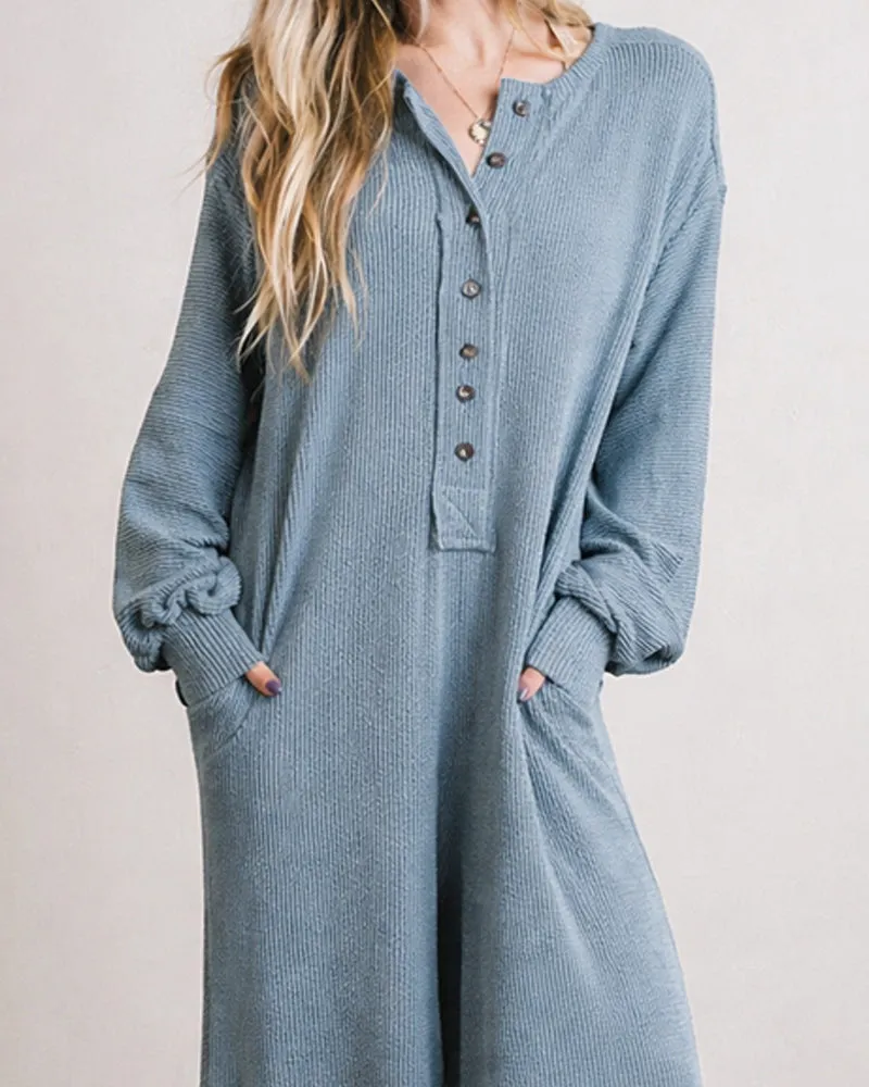 Casual Easygoing Style Textured Jumpsuit sold by zeagoo product image thumbnail 3