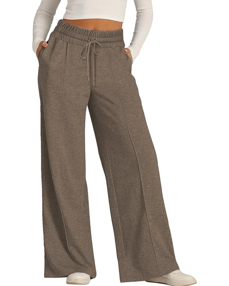 Essential High Waist Drawstring Sweatpants sold by zeagoo product image thumbnail 3
