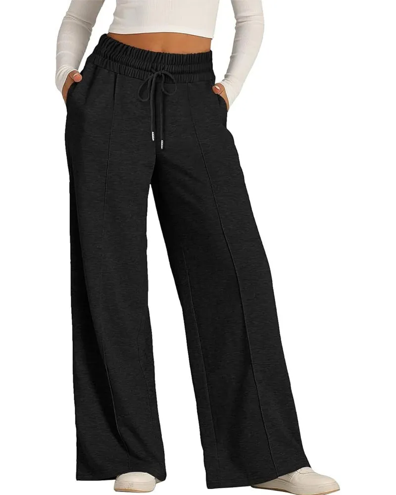 Essential High Waist Drawstring Sweatpants sold by zeagoo product image thumbnail 2