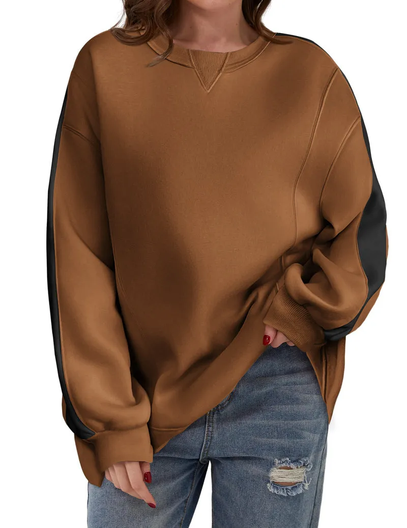 Zeagoo Womens Oversized Sweatshirts Hoodies Fleece Crew Neck Pullover sold by zeagoo product image thumbnail 2
