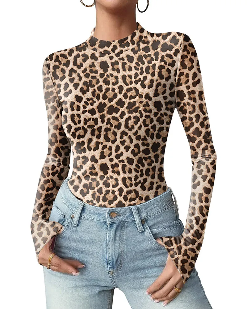 Fashion Slim Fit Mesh Long Sleeve Underwear T-shirt (US Only) sold by zeagoo product image thumbnail 2