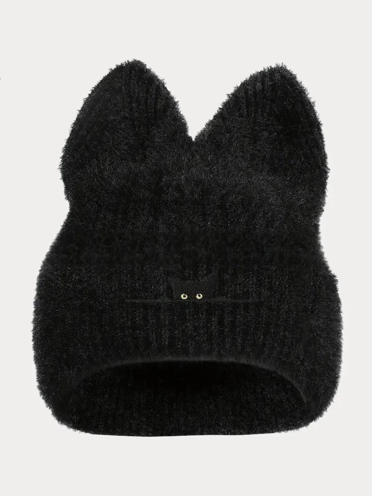 Fashion Fuzzy Knit Cat Ear Beanie Hat sold by zeagoo product image thumbnail 3
