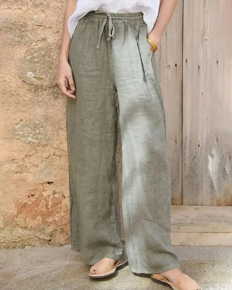 Summer Casual High-Waisted Wide-Leg Pants sold by zeagoo product image thumbnail 2