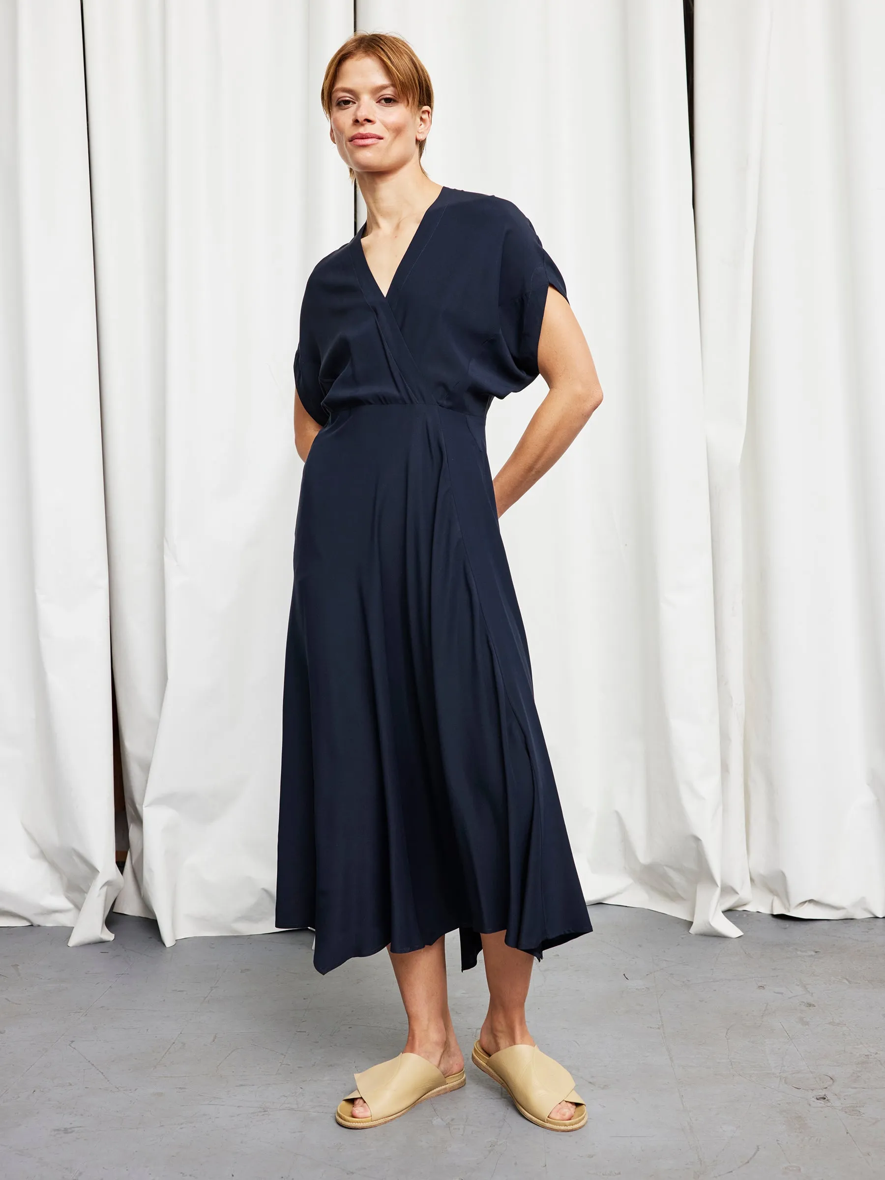 Long Aki Wave Dress sold by Zero + Maria Cornejo product image thumbnail 2