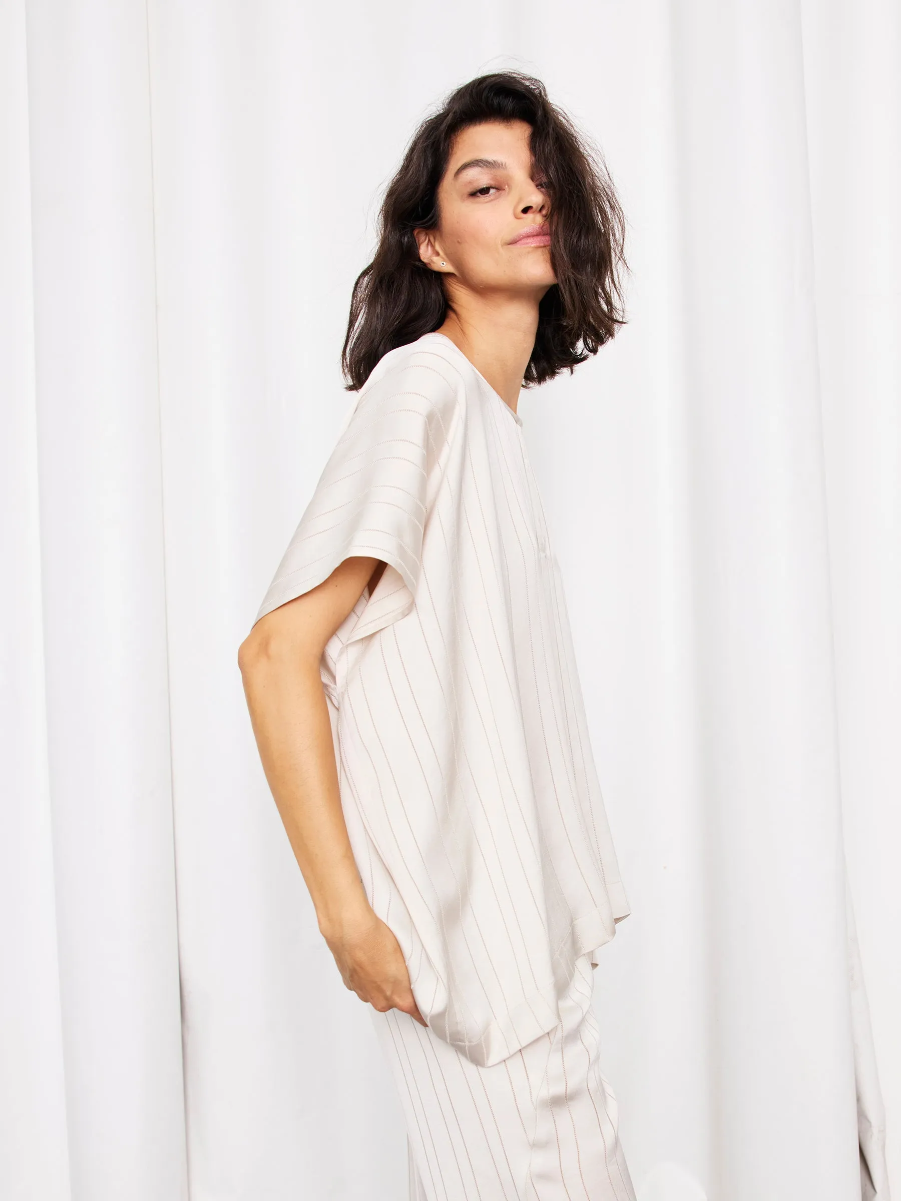 Rae Poncho Top sold by Zero + Maria Cornejo product image thumbnail 4