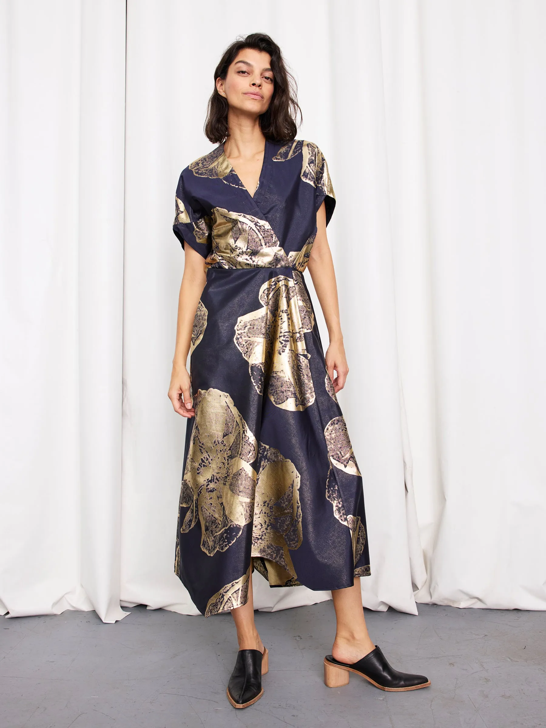 Long Aki Wave Dress sold by Zero + Maria Cornejo
