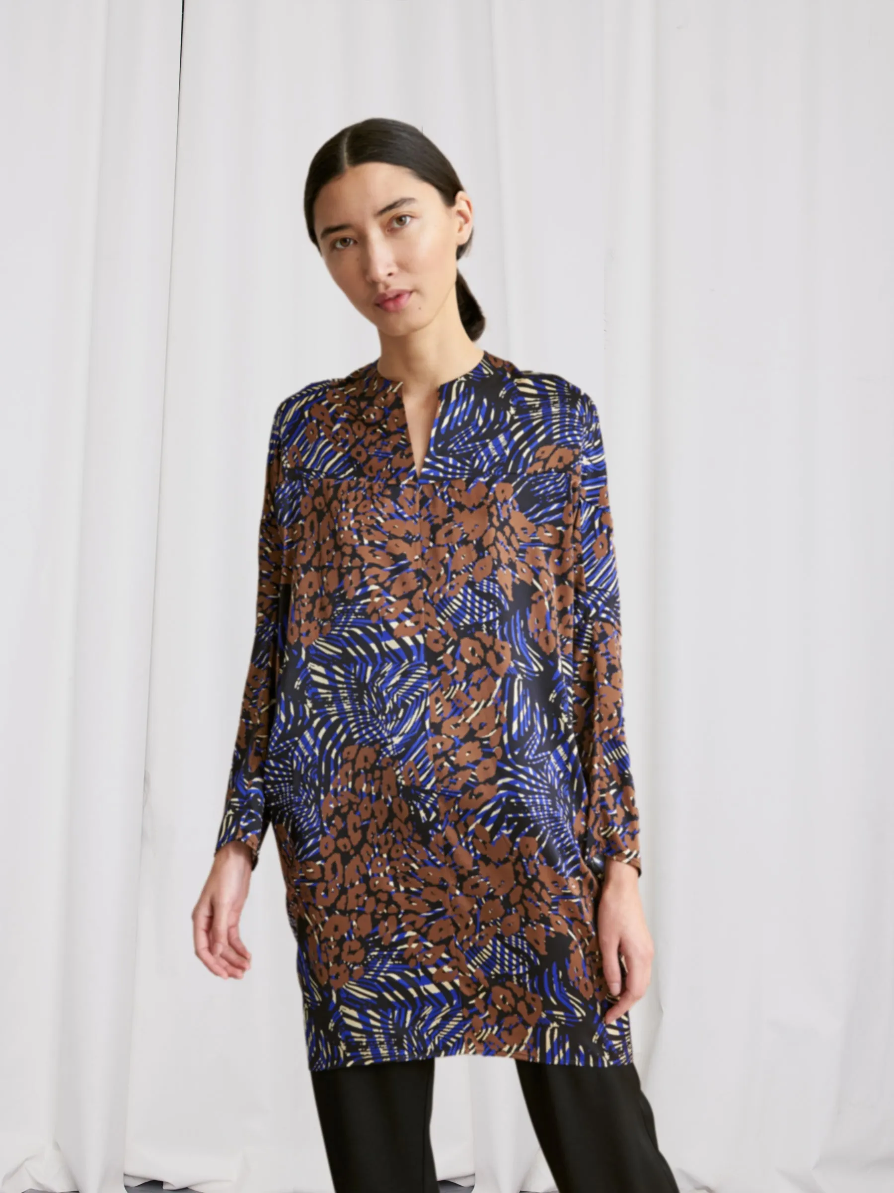 Long-Sleeved Hex Tunic Dress sold by Zero + Maria Cornejo product image thumbnail 5
