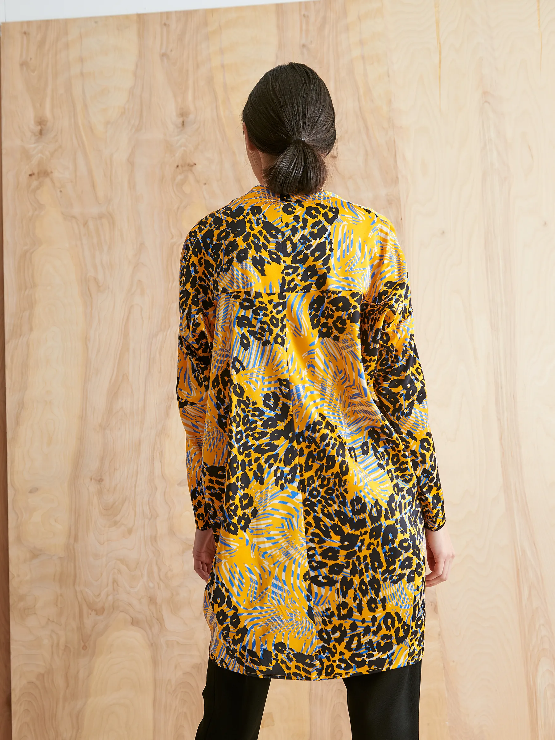 Long-Sleeved Hex Tunic Dress sold by Zero + Maria Cornejo product image thumbnail 4