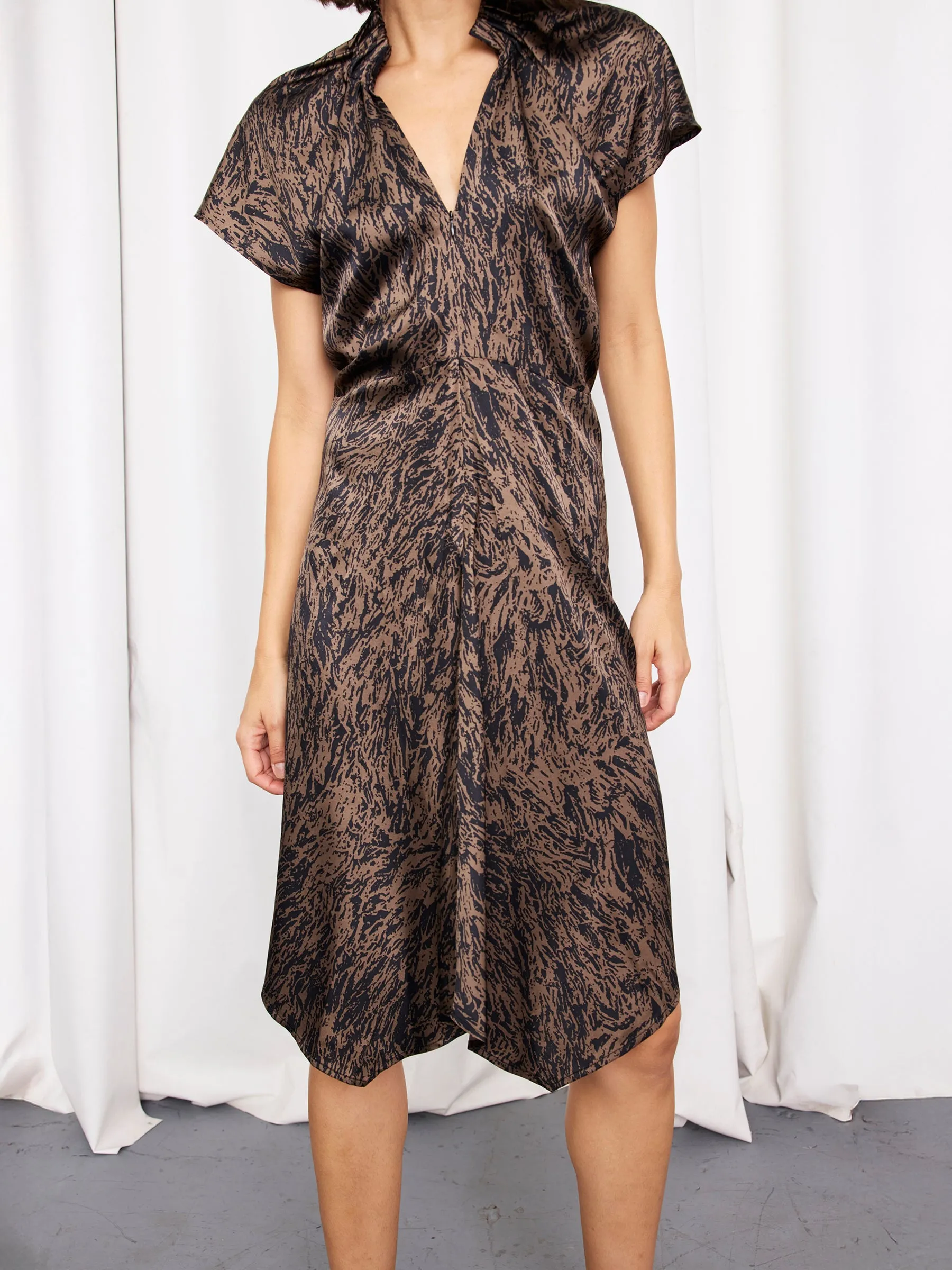 Ruched Stella Dress sold by Zero + Maria Cornejo product image thumbnail 2