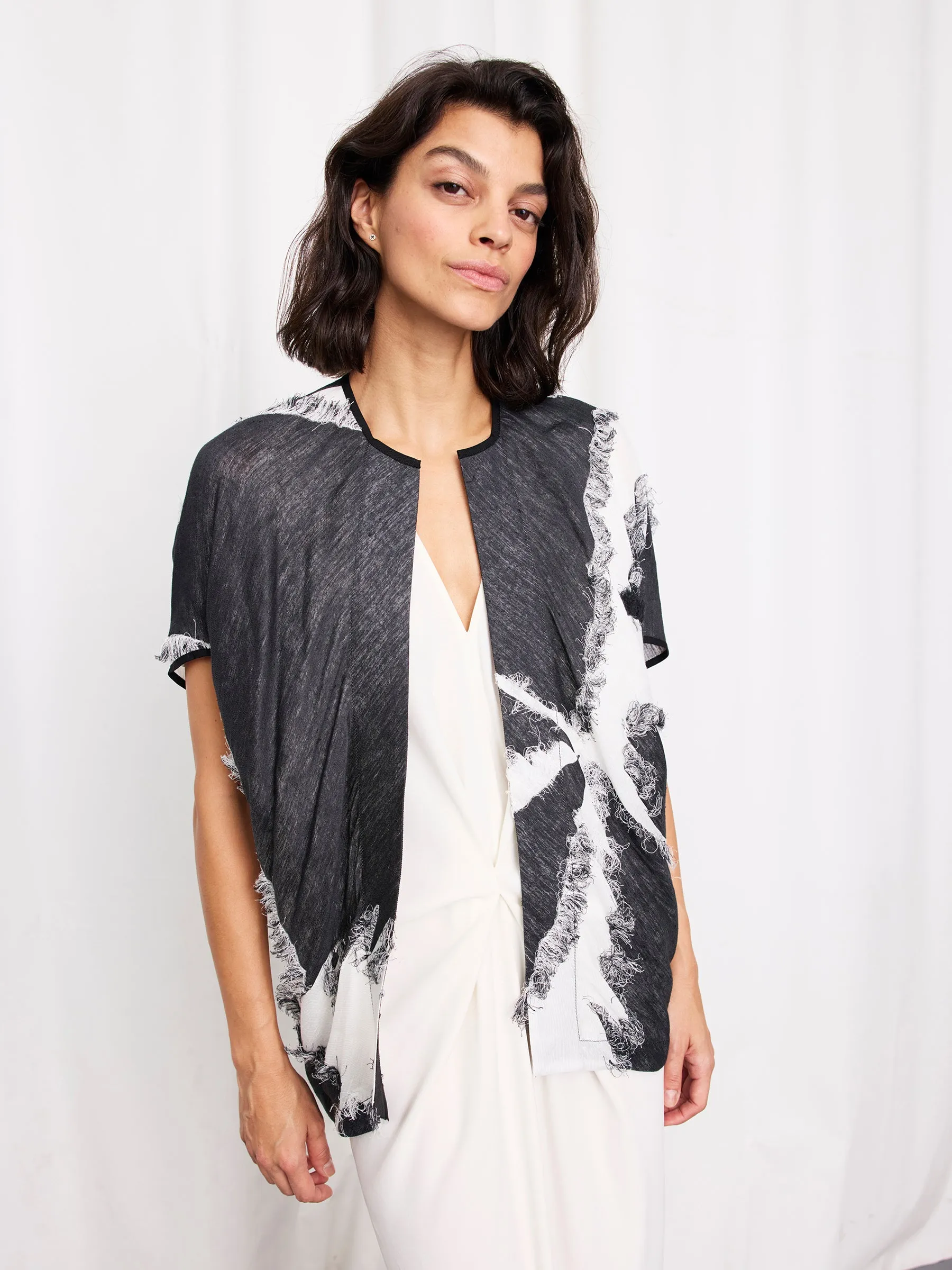 Koya Shrug sold by Zero + Maria Cornejo product image thumbnail 2