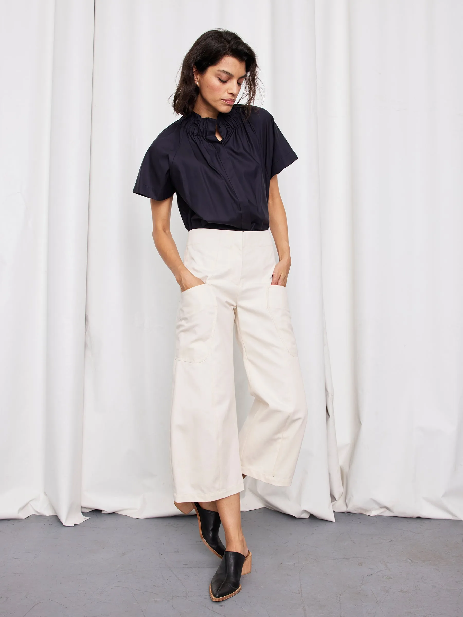 Curved Eda Culotte sold by Zero + Maria Cornejo product image thumbnail 2