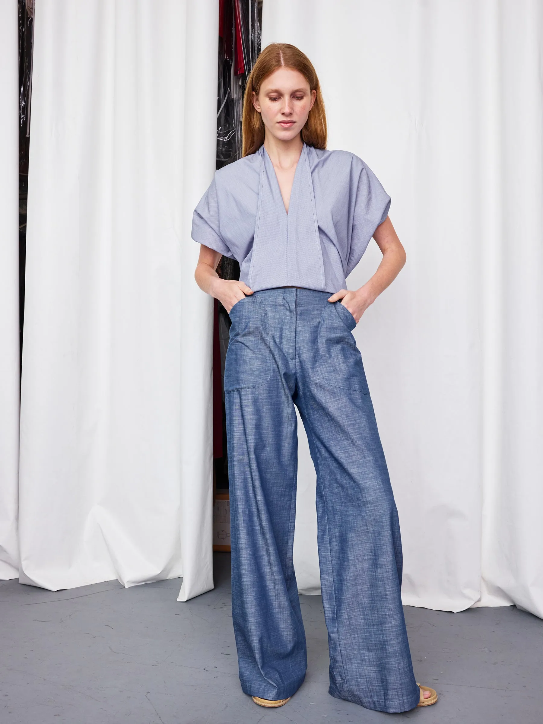 Wide Eda Pant sold by Zero + Maria Cornejo product image thumbnail 3