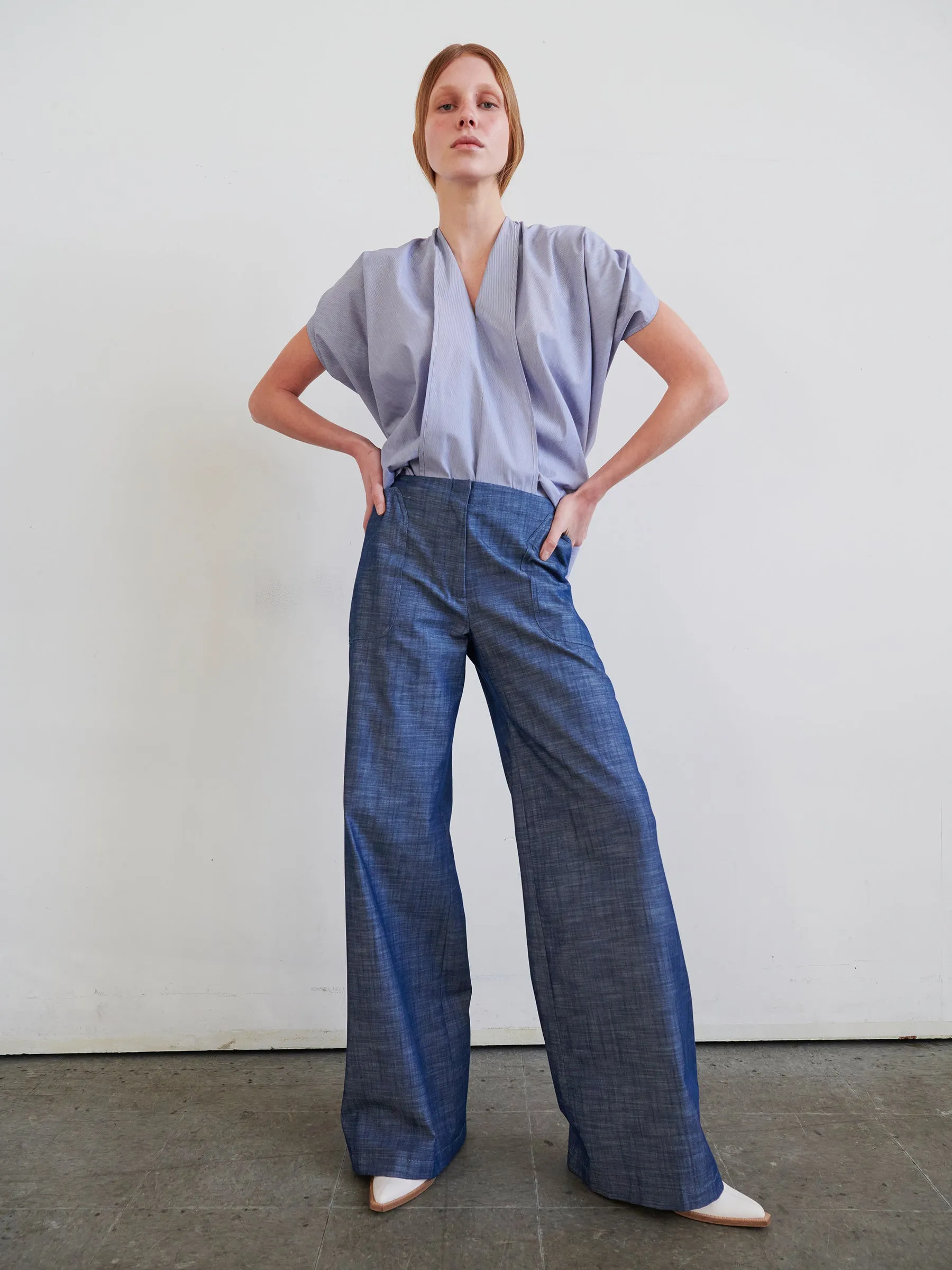Wide Eda Pant sold by Zero + Maria Cornejo