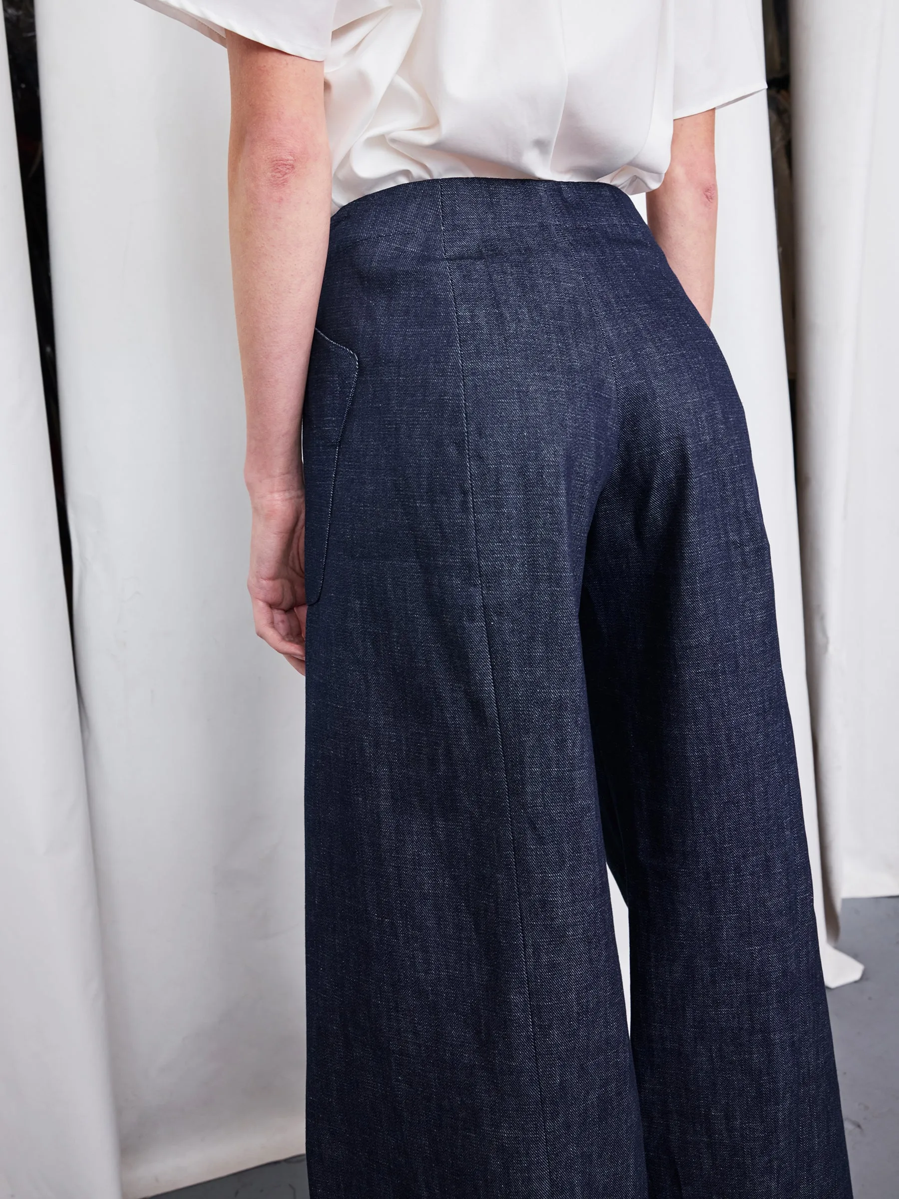 Wide Eda Pant sold by Zero + Maria Cornejo product image thumbnail 4