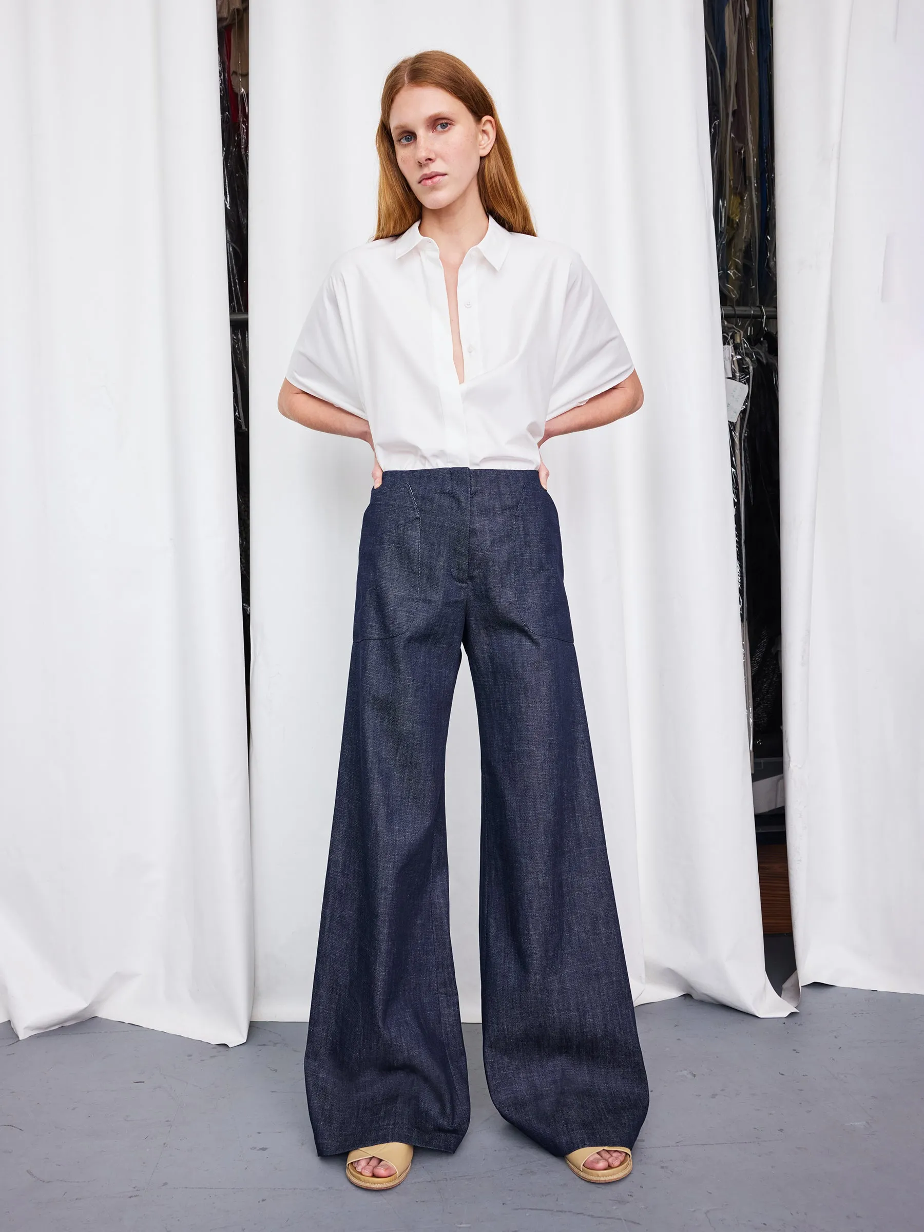 Wide Eda Pant sold by Zero + Maria Cornejo