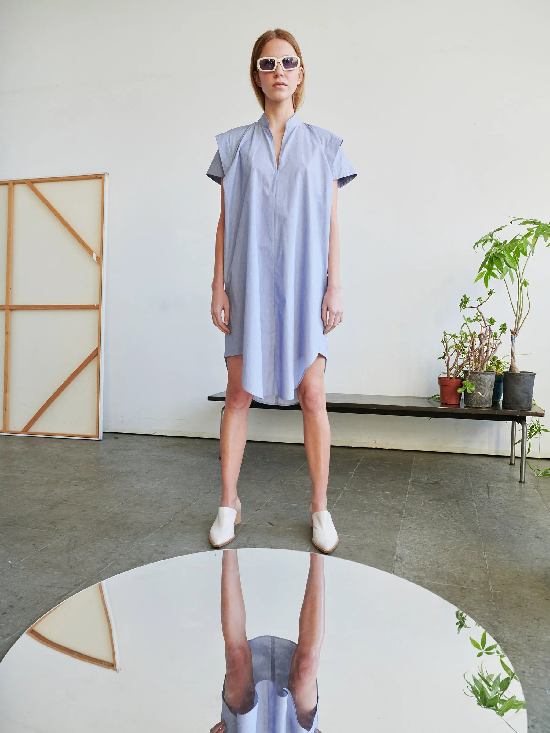 Pleat Circe Dress sold by Zero + Maria Cornejo product image thumbnail 2