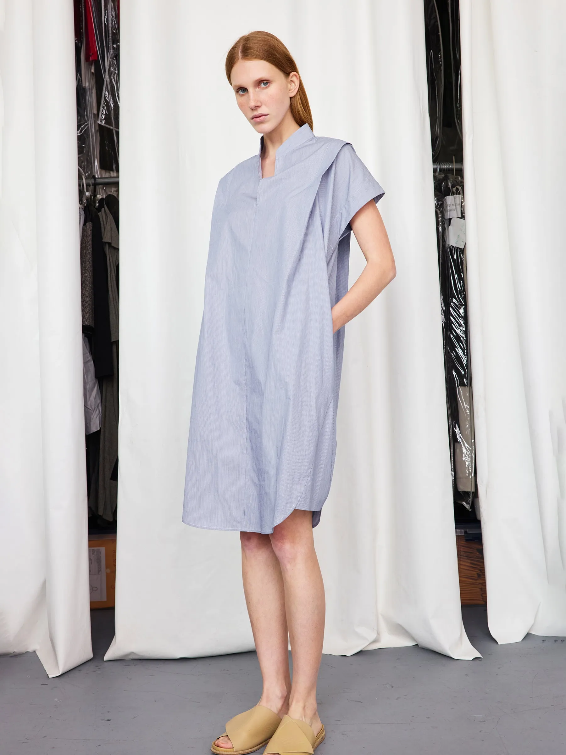 Pleat Circe Dress sold by Zero + Maria Cornejo product image thumbnail 3