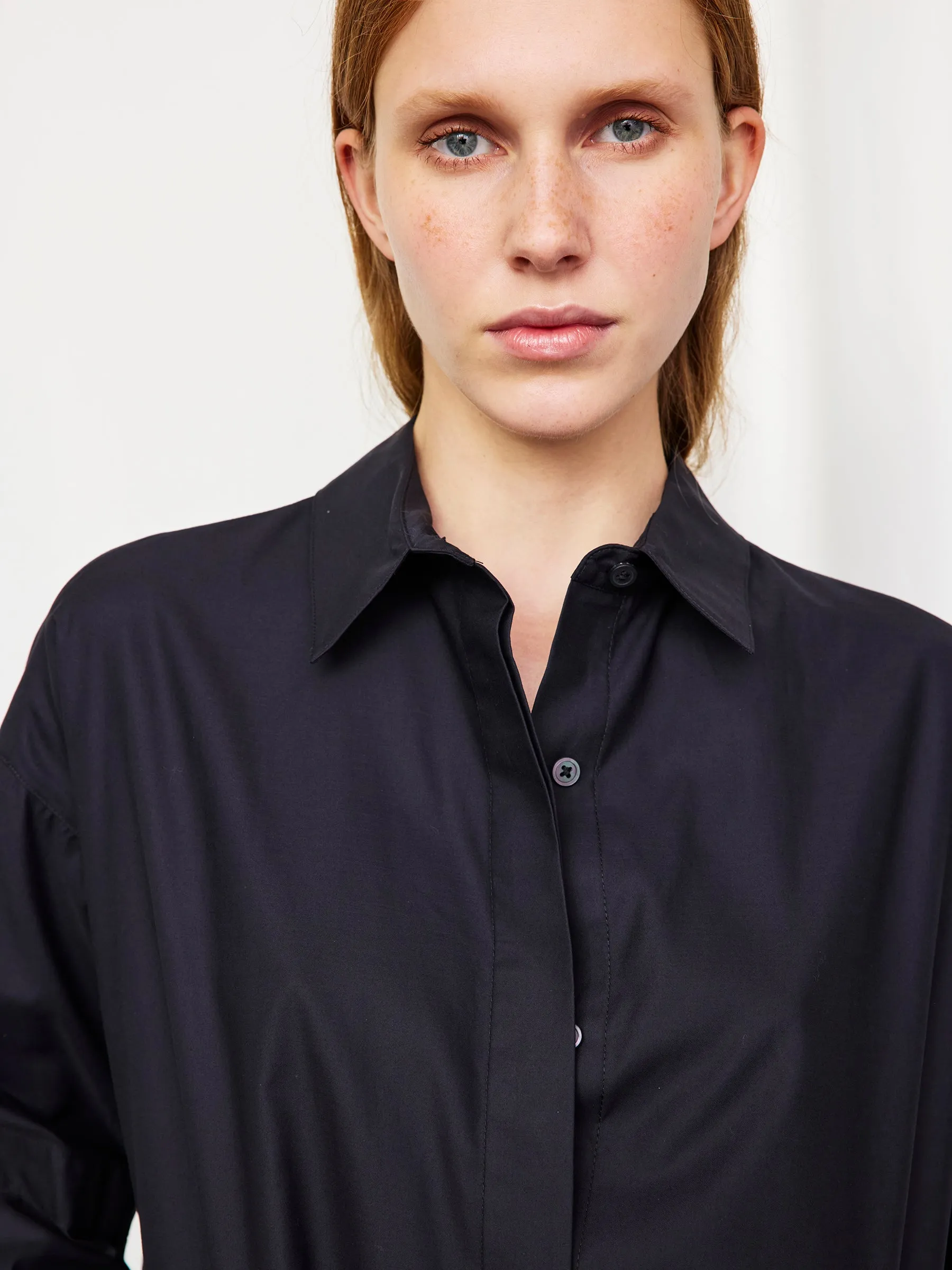 Biker Shirt Dress sold by Zero + Maria Cornejo product image thumbnail 3