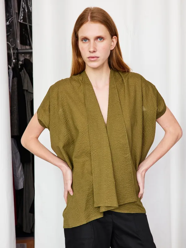 Foil Fin Shirt sold by Zero + Maria Cornejo