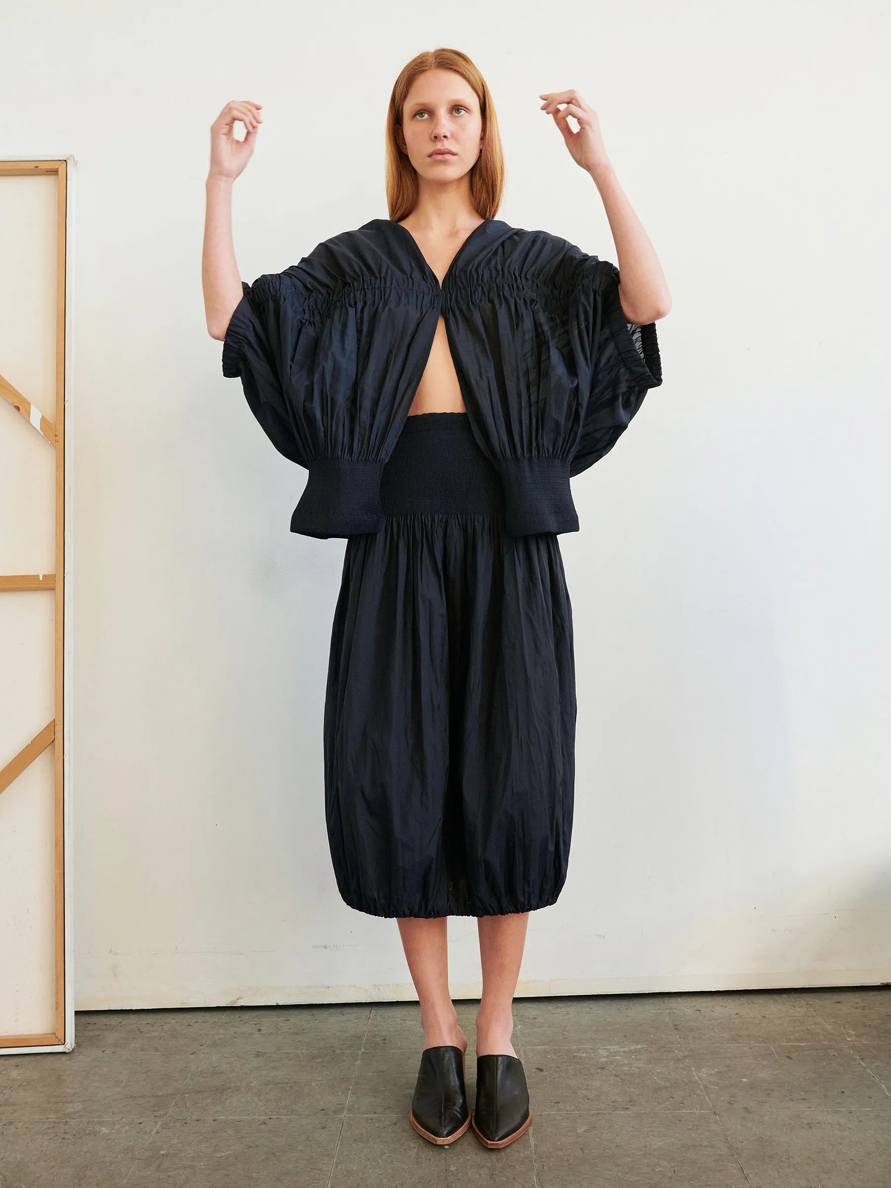 Evia Shrug sold by Zero + Maria Cornejo