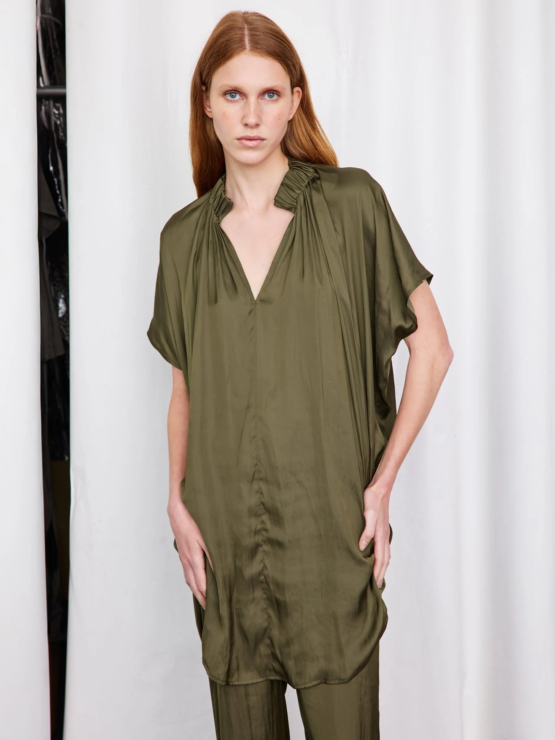 Ruched Circle Tunic sold by Zero + Maria Cornejo product image thumbnail 4