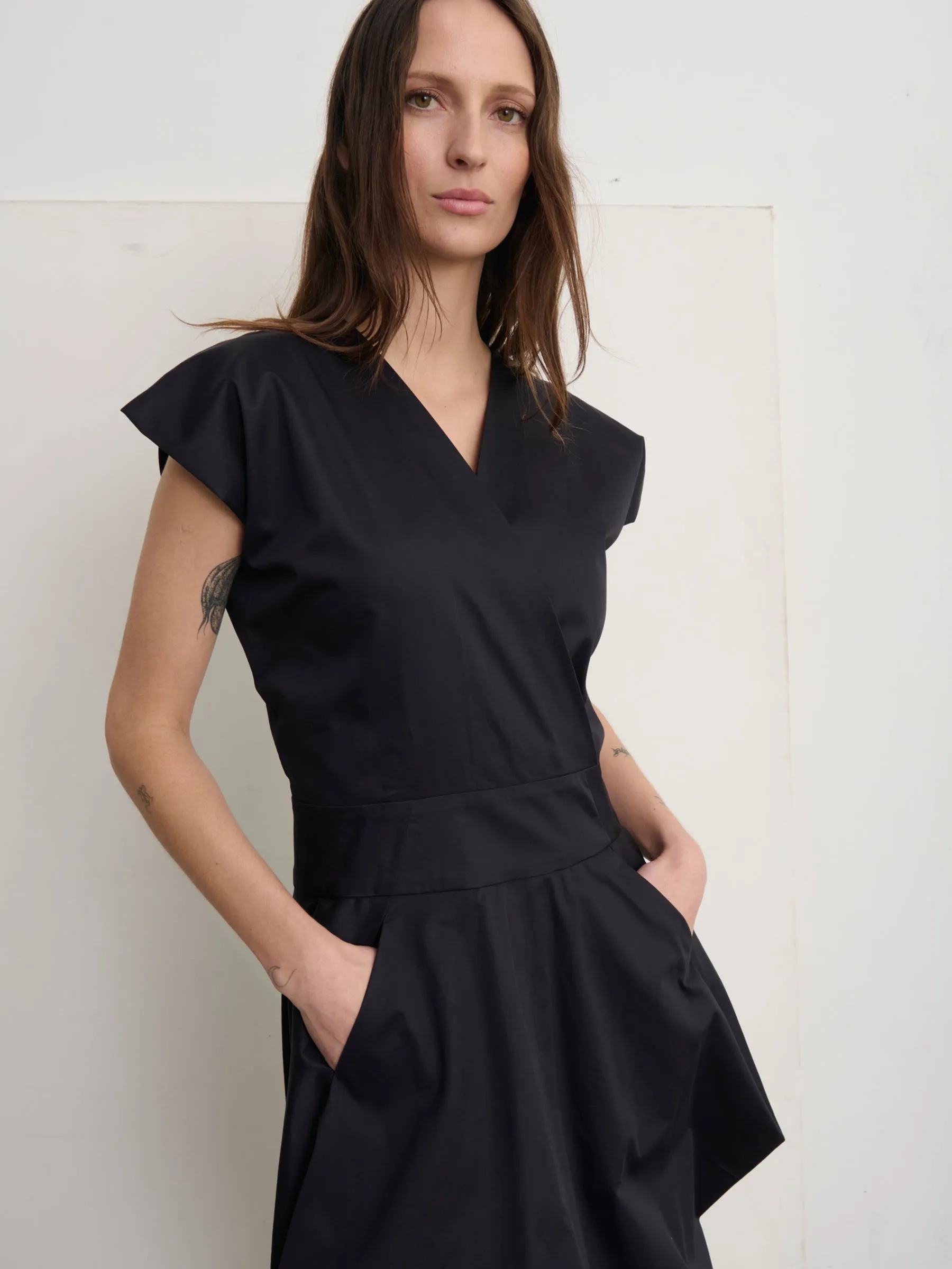 Wrap Nio Dress sold by Zero + Maria Cornejo product image thumbnail 4