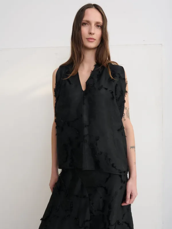 Ina Tank sold by Zero + Maria Cornejo