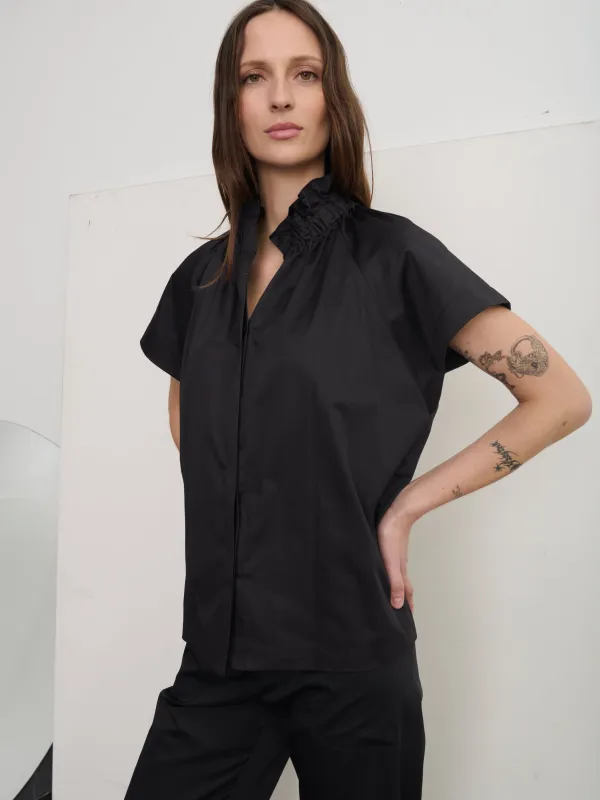 Elastic Gaban Shirt sold by Zero + Maria Cornejo