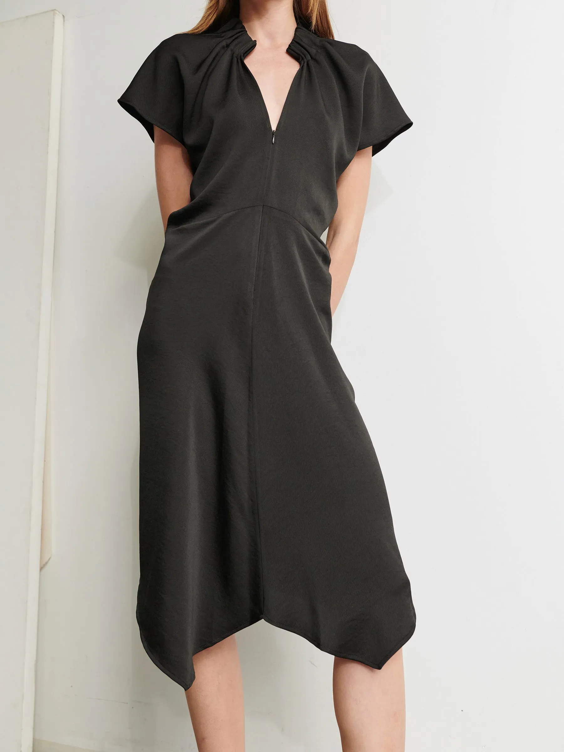 Ruched Stella Dress sold by Zero + Maria Cornejo product image thumbnail 3
