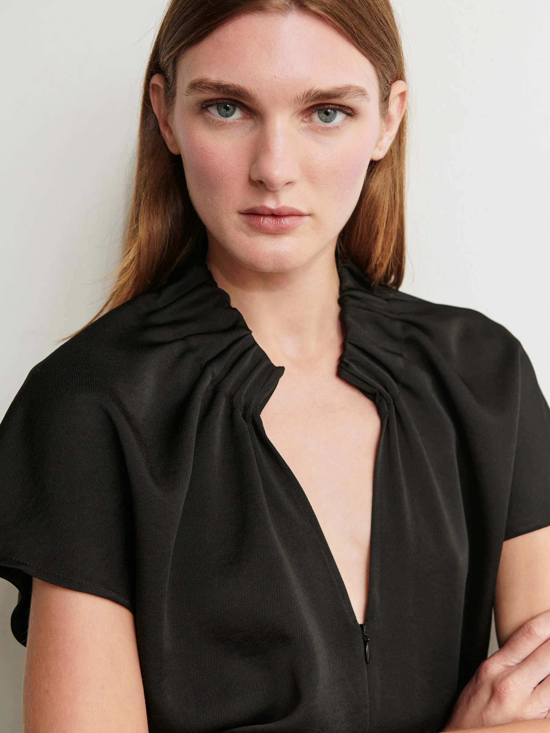 Ruched Stella Dress sold by Zero + Maria Cornejo product image thumbnail 2