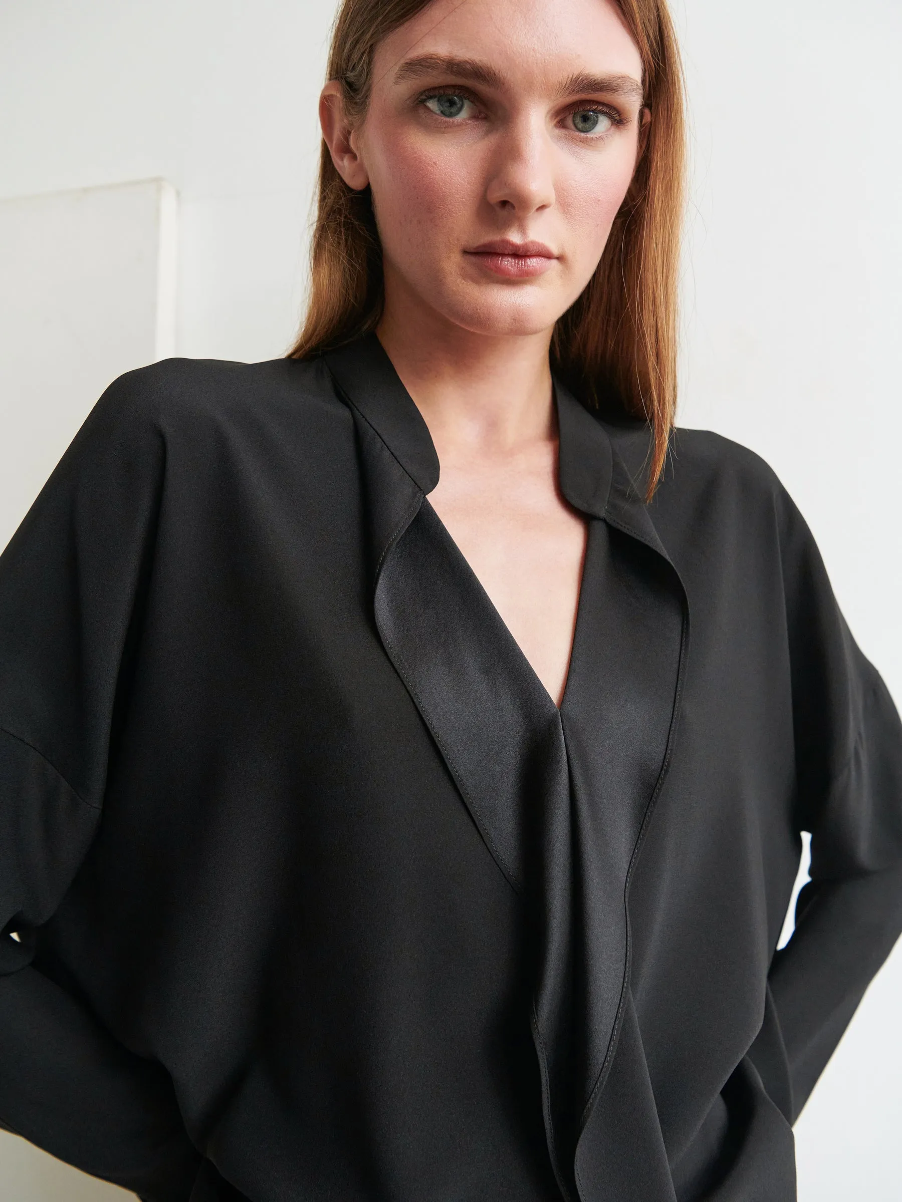 Long-Sleeved Fin Gaban Shirt sold by Zero + Maria Cornejo product image thumbnail 2