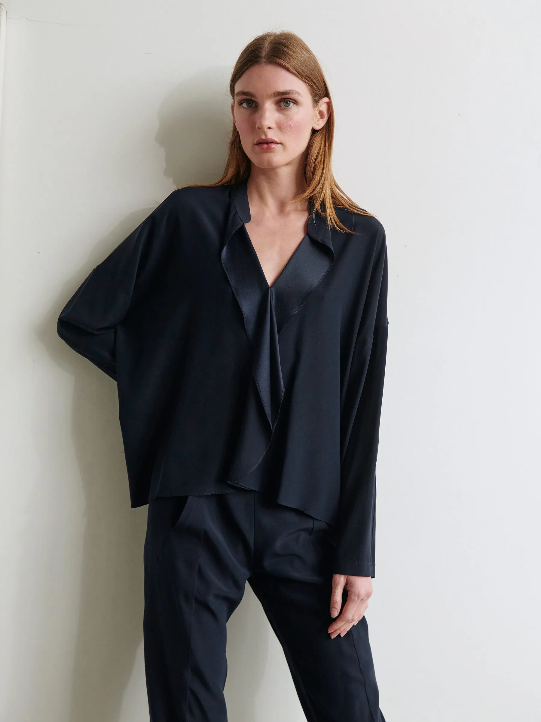 Long-Sleeved Fin Gaban Shirt sold by Zero + Maria Cornejo product image thumbnail 5