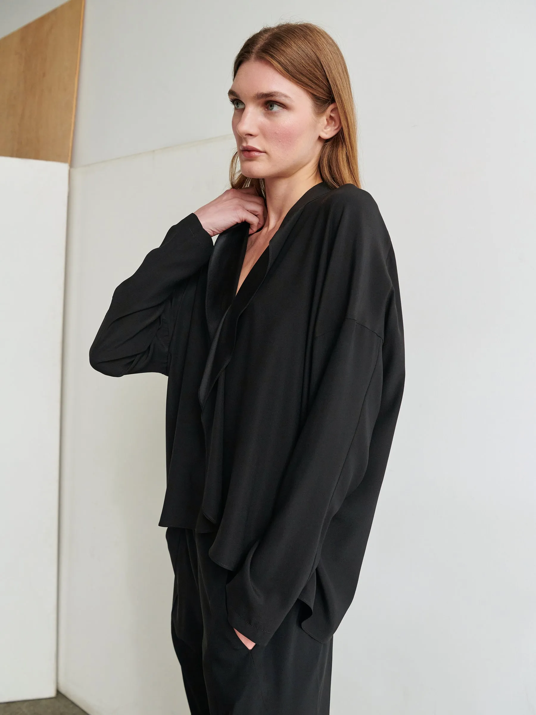 Long-Sleeved Fin Gaban Shirt sold by Zero + Maria Cornejo product image thumbnail 3