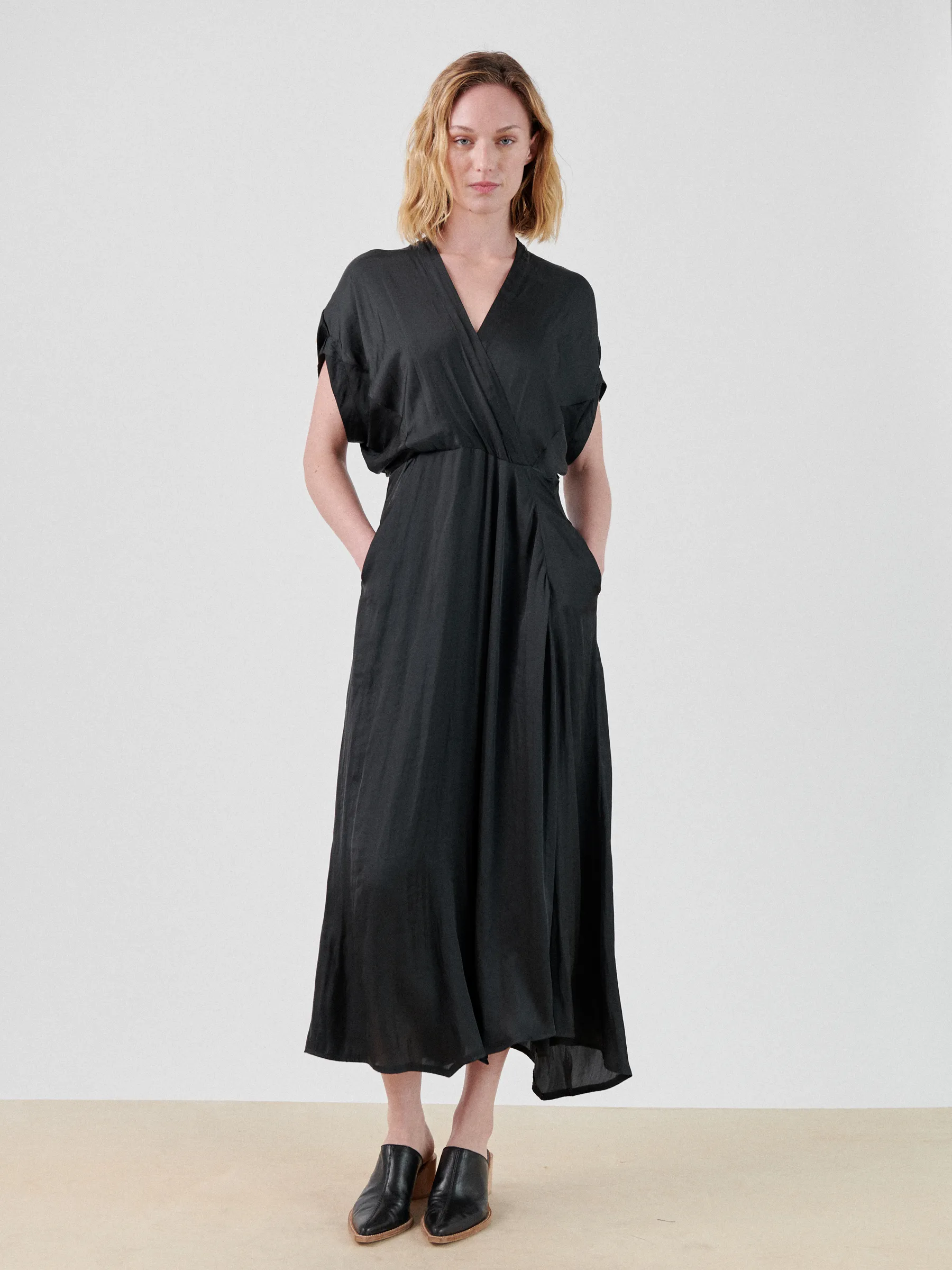 Long Aki Wave Dress sold by Zero + Maria Cornejo product image thumbnail 3